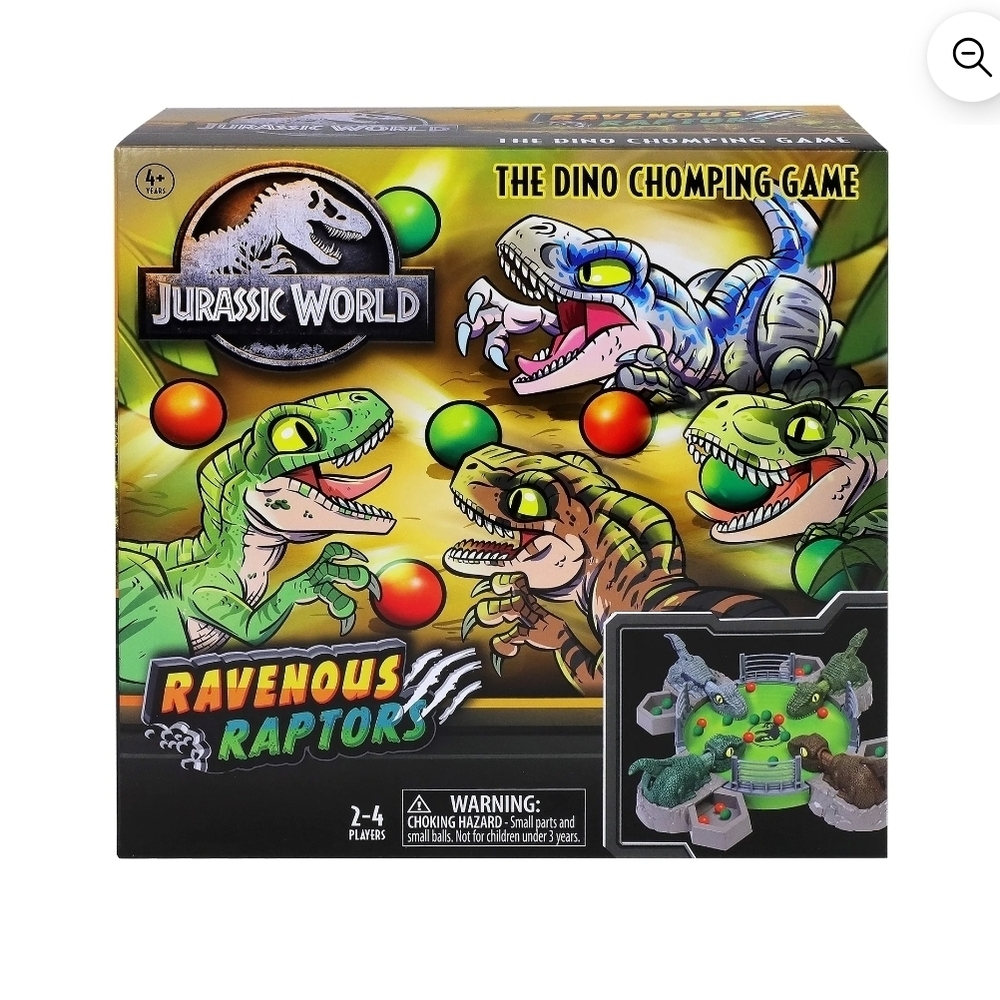 Jurassic World Ravenous Raptors Dinosaur Family Game Ages 4 and up 2-4 players - Picture 3 of 5